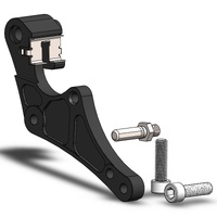 Moto-Master 320mm Front Caliper Adapter Bracket for 2018-2021 Husqvarna TE250