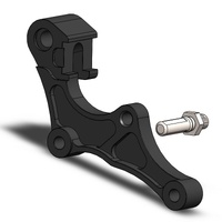 Moto-Master 320mm Front Caliper Adapter Bracket for 2019-2026 Honda CRF450R