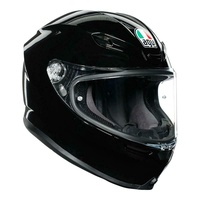 AGV K6 Gloss Black Full Face Motorbike Helmet