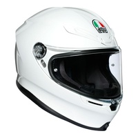 AGV K6 White Full Face Motorbike Helmet 