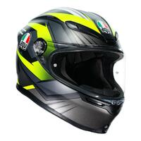 AGV K6 Excite Matte Yellow Camo Full Face Motorbike Helmet