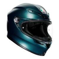 AGV K6 Petrolio Matte Teal Full Face Motorbike Helmet