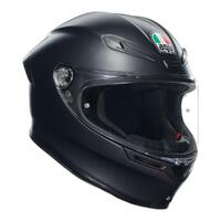 AGV K6S Full Face Motorbike Helmet - Matte Black
