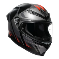 AGV K6S - Karve Full Face Motorbike Helmet - Black / Red / Grey