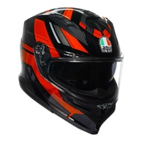 AGV K7 - Taurax Black/Red K7 Full Face Motorbike Helmet 