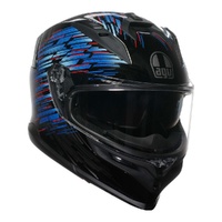 AGV K7 - Genisys Fullface Motorbike Helmet Black/Blue/Grey