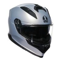 AGV K7 - MATT PRISMA Full Face Motorbike Helmet - Silver