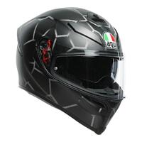 AGV K5 S Vulcanum Full Face Motorbike Helmet - Black / Grey