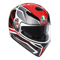 AGV K3 SV Proton Black / Red Full Face Motorbike Helmet