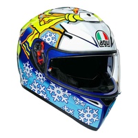 AGV K3 SV Rossi Winter Test 2016 Full Face Motorbike Helmet