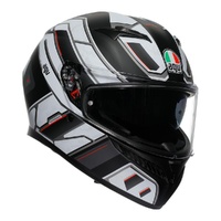 AGV K3 Syth Full Face Motorbike Helmet - Black / Red