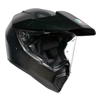 AGV AX9 Matte Carbon Fibre MX Offroad Motorbike Helmet