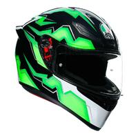 AGV K1 Kripton Black / Green Full Face Motorbike Helmet
