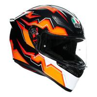 AGV K1 Kripton Black / Orange Full Face Motorbike Helmet