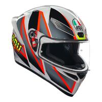 AGV K1S Blipper Full Face Motorbike Helmet - Grey / Red / Black