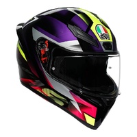 AGV K1 S - Fastlap Full Face Motorbike Helmet -  Black/Purple/Pink