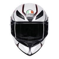 AGV K1 S - Speedarmor Full Face Motorbike Helmet - Matt black/Grey/Red