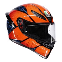 AGV K1 S - Speedarmor Full Face Motorbike Helmet - Black/Orange/Blue