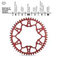 Moto-Master 51t Alloy Rear Sprocket for 2026 Ducati Desmo 450MX