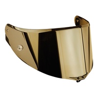 AGV Pista GP R and Corsa R helmets Iridium Gold visor Race 3 Max Pinlock ready