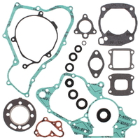 Vertex Complete Gasket Kit & Oil Seals for 1985 Honda CR80R