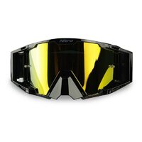 Nitro NV-100 Dark Horizon Black/Grey MX Motocross Motorbike Goggles - CE Approved