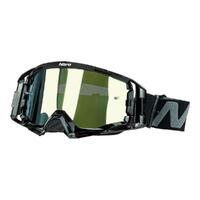 Nitro NV-150 Motorbike MX Goggles - Black Frame / Gold Lens