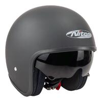 Nitro X606V Satin Black Motorbike Helmet