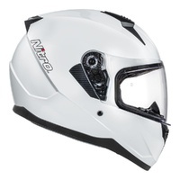 Nitro N670 Full Face Motorbike Helmet - White