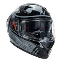 Nitro N501 DVS Black/Grey Motorbike Helmet