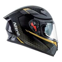 Nitro N501 DVS Black/Gold Motorbike Helmet