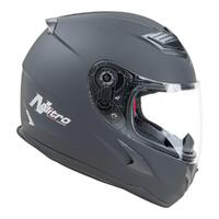 Nitro N2300 Uno Youth Satin Black Motorbike Helmet