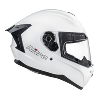 Nitro N700 Motorbike Helmet - White