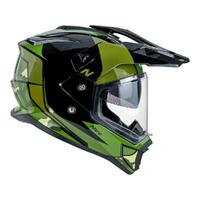 Nitro MX780 Adventure Green Camo Motorbike Helmet