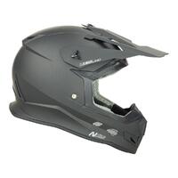 Nitro MX700 Satin Black Motorbike Helmet