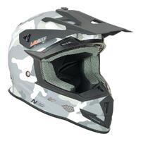 Nitro MX700 Youth Matte Camo/White Motorbike Helmet
