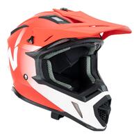 Nitro MX760 Satin Red/White Motorbike Helmet