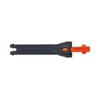 TCX SP Boots Toothed Band Aluminium Pull 12.5cm Black/Fluro Orange