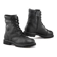 TCX Hero Mens Leather Waterproof Vintage Motorcycle Boots - Black