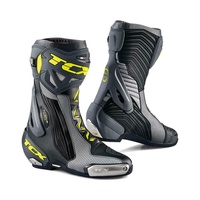 TCX RT-Race Pro Air Mens Motorbike Racing Boots - Black / Grey / Yellow