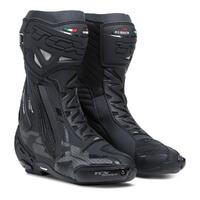 TCX RT-Race Pro Air Motorbike Performance Track Boots - Black Reflex