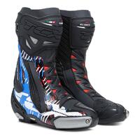 TCX RT-Race Pro Air Motorbike Performance Track Boots - Black / Blue / Red