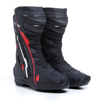 TCX S-TR1 Mens Motorbike Sports Race Boots - Black / Red