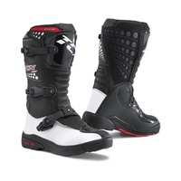 TCX Comp Kids Youth Motorcycle Motocross MX Boots - Black/Red/White