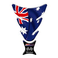 Keiti Motorbike Protective Adhesive Tank Pad - AU Flag 2pc