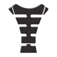 Keiti Motorbike Protective Adhesive Tank Pad - Carbon Look