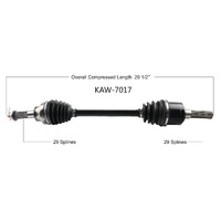 TrakMotiv CV Axle Drive Shaft for 2016-2026 Kawasaki KAF1000E Mule Pro-DX EPS