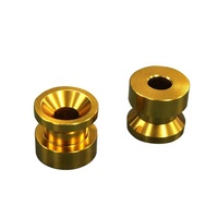 Motorbike Stand Swingarm Bobbins Pickup Knobs 8mm Gold