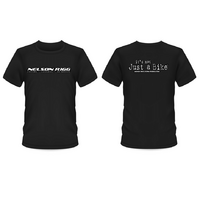 Nelson Rigg It's Not Just A Bike Cotton T-Shirt Tshirt - Black