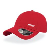 RPM Moto Chino Cotton Sports Cap - Red